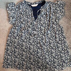 Lauren Conrad Short Sleeve Blouse - New Without Tags